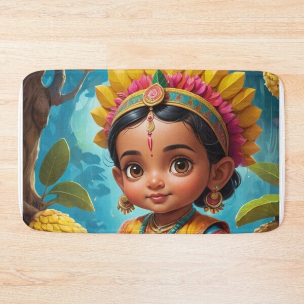 Item preview, Girl collecting jackfruit designed and sold by Sweet Dreams Ambience.