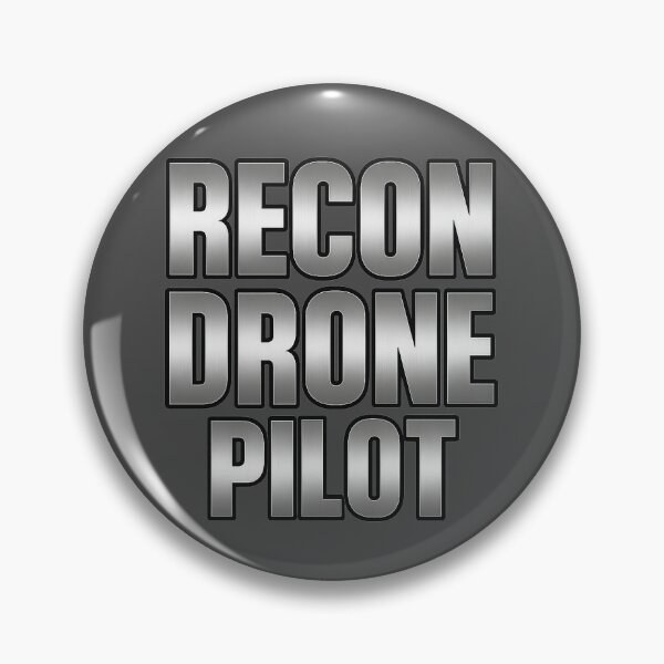 Item preview, Battlefield Game Inspired Recon Drone Pilot Metallic Slogan designed and sold by Sellcooldesigns.