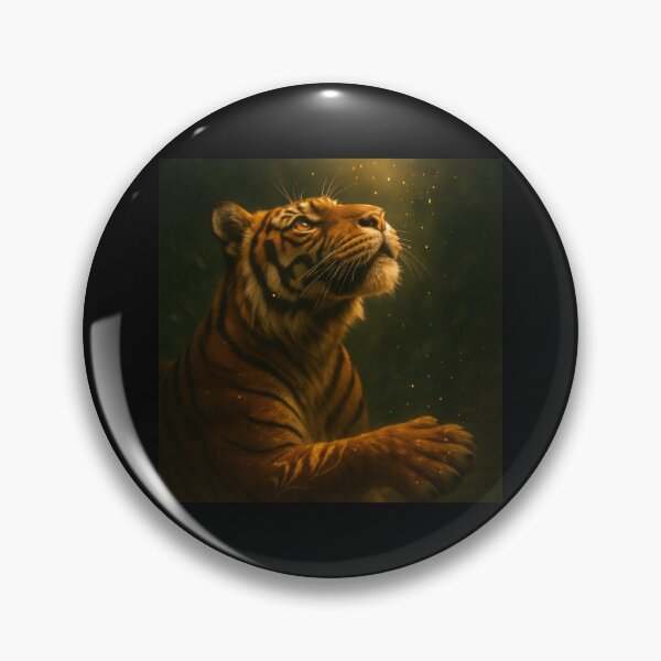 Item preview, Tiger – Golden Ember Cinematic Wildlife Art designed and sold by GeoWild Designs.