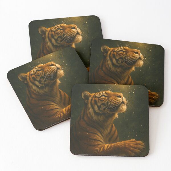 Item preview, Tiger – Golden Ember Cinematic Wildlife Art designed and sold by GeoWild Designs.