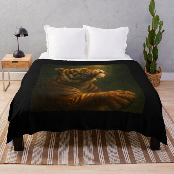 Item preview, Tiger – Golden Ember Cinematic Wildlife Art designed and sold by GeoWild Designs.