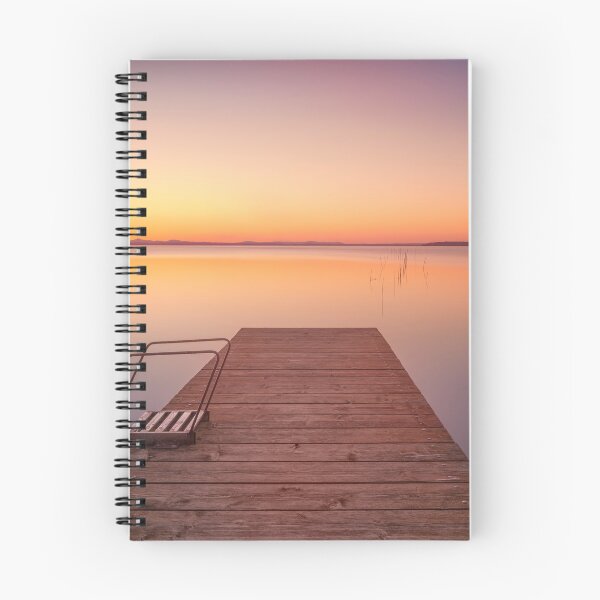 Item preview, Golden Stillness. Wooden Pier on Lake Trasimeno, Umbria designed and sold by Stefano Orazzini.