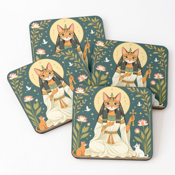 Item preview, Goddess Bastet – Egyptian Cat Goddess of Protection, Joy & Divine Feminine Power designed and sold by SoniaSarkali.