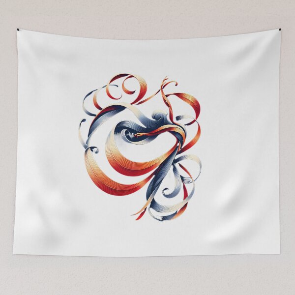 Item preview, Flowing Fire: Abstract Ribbon Dance designed and sold by Dms3512.