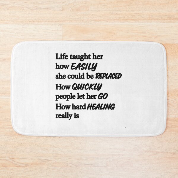 Item preview, life taught he how easily she could be replaced  designed and sold by OCD_JESSICA.