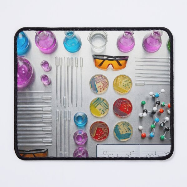 Item preview, Colorful Chemistry Lab Knolling - Science & Biology Equipment designed and sold by SavinMercantile.