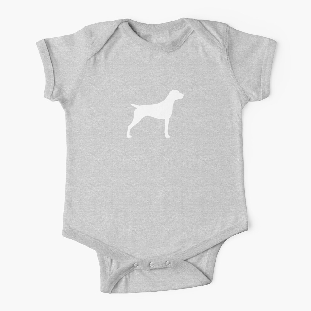 German Shorthaired Pointer Silhouette(s) Baby One-Piece