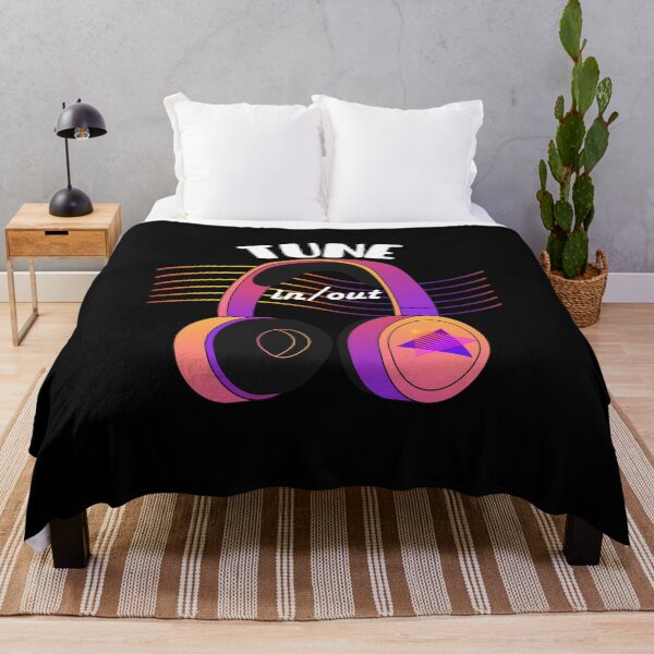 Item preview, Tune In Tune Out Retro Vibe Headphones – Vintage Music Headphones designed and sold by SunandShade.