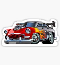 Cartoon retro hot rod Sticker