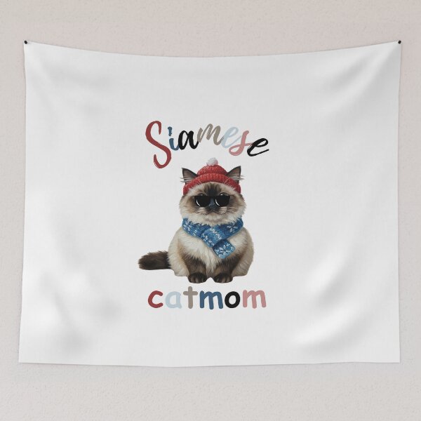 Item preview, Siamese cat mom designed and sold by Fateh-Kro ⭐⭐⭐⭐⭐.