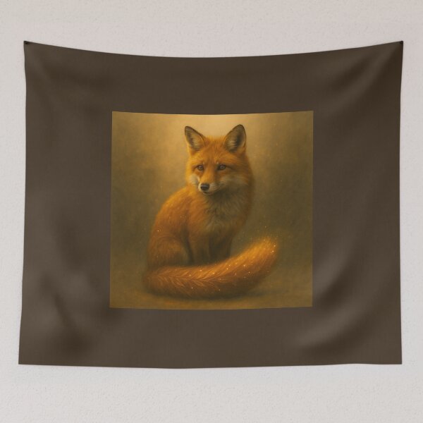 Item preview, Fox – Ember Whisper Golden Tail Glow Wildlife Art designed and sold by GeoWild Designs.