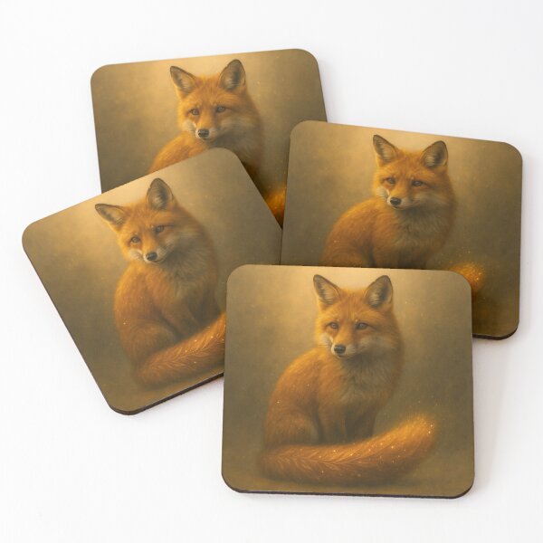 Item preview, Fox – Ember Whisper Golden Tail Glow Wildlife Art designed and sold by GeoWild Designs.