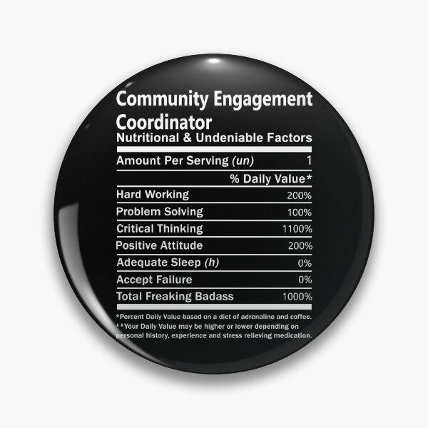Item preview, Community Engagement Coordinator designed and sold by hzibfldecjq42.
