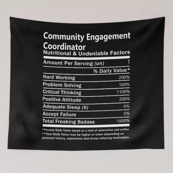 Item preview, Community Engagement Coordinator designed and sold by hzibfldecjq42.