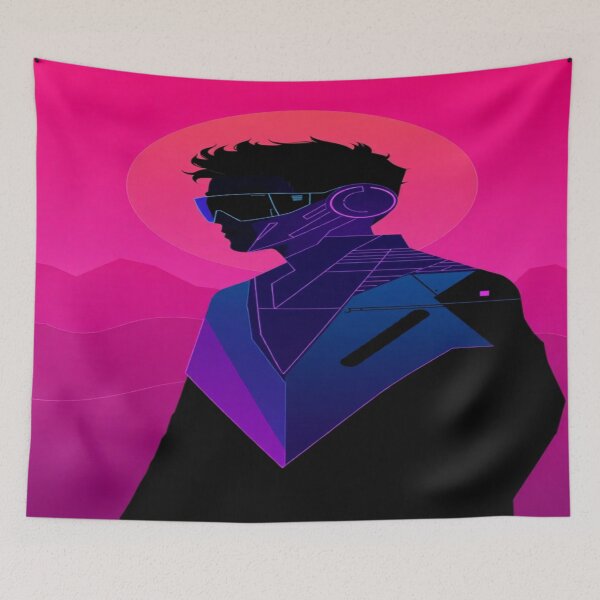 Item preview, Daft Funk | Synthwave Neon Art designed and sold by AdamusDrakeDM.