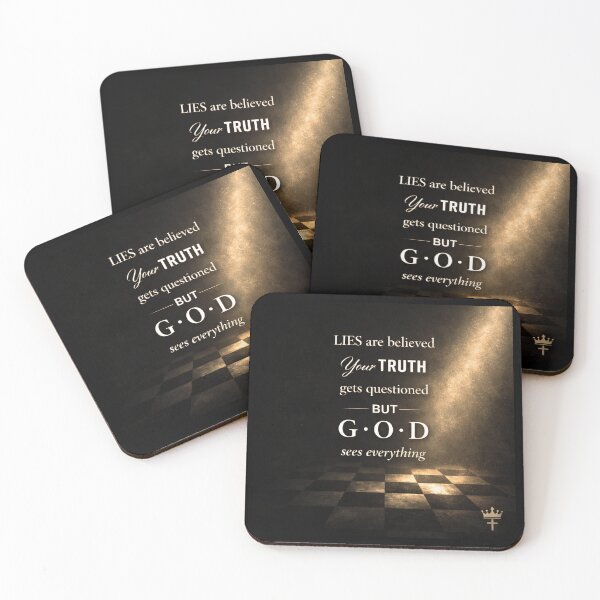 Item preview, lies are believed your truth gets questioned but god sees everything designed and sold by OCD_JESSICA.