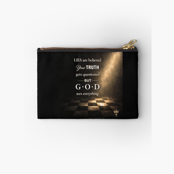 Item preview, lies are believed your truth gets questioned but god sees everything designed and sold by ocd_Jessica.