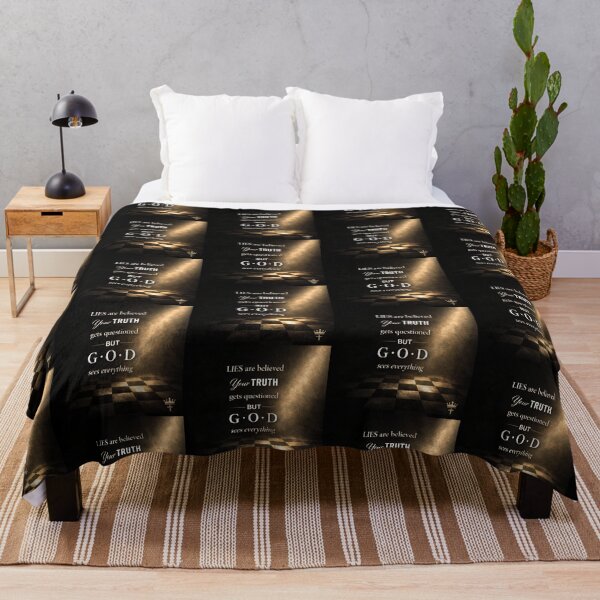 Item preview, lies are believed your truth gets questioned but god sees everything designed and sold by ocd_Jessica.