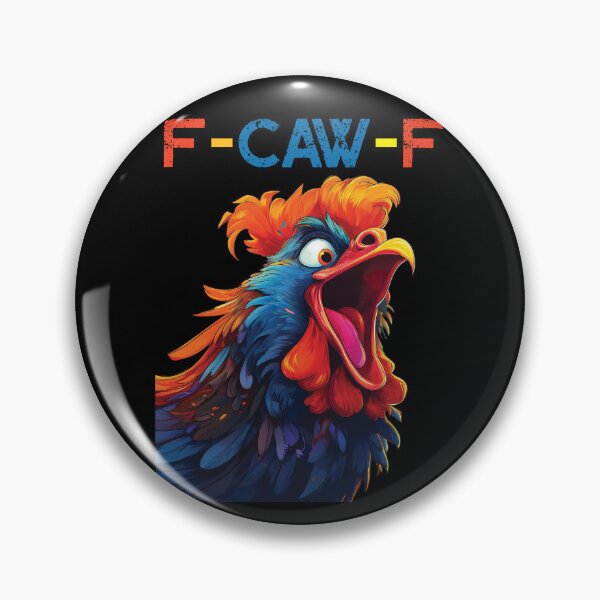 Item preview, F-CAW-F funny Version 1 (Rooster Head) designed and sold by WhiteShirtGuy.