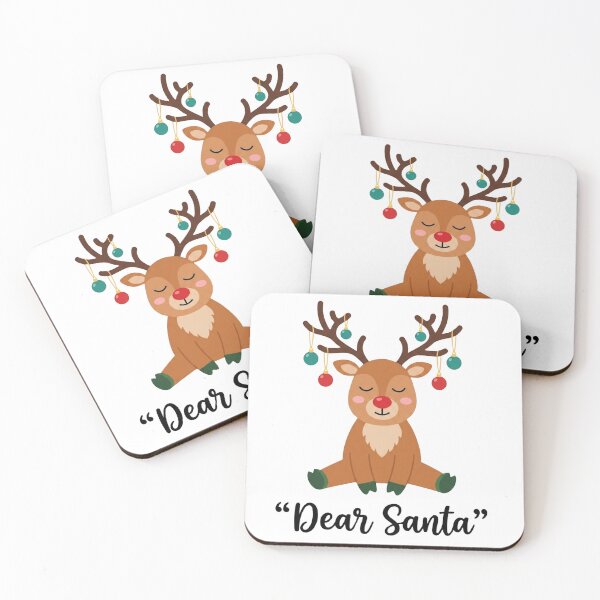 Item preview, Cute Reindeer Dear Santa Christmas Art Cozy Holiday Humor designed and sold by Stor04u.
