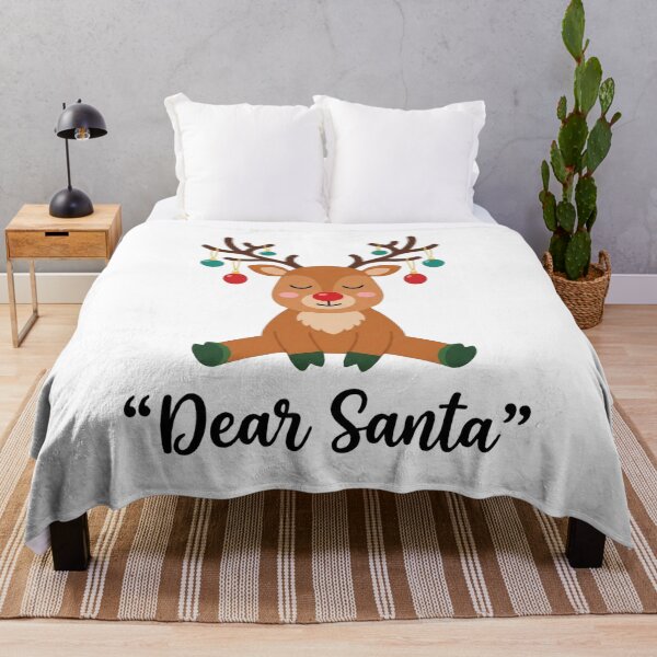 Item preview, Cute Reindeer Dear Santa Christmas Art Cozy Holiday Humor designed and sold by Stor04u.