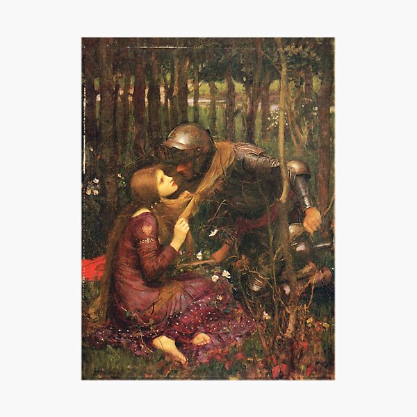 Item preview, "La Belle Dame sans Merci" by John William Waterhouse (1893)  designed and sold by Matthew Allred.
