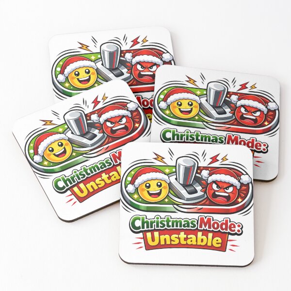Item preview, Christmas Mode: Unstable – Funny Holiday Mood Cartoon designed and sold by gavinroyal.