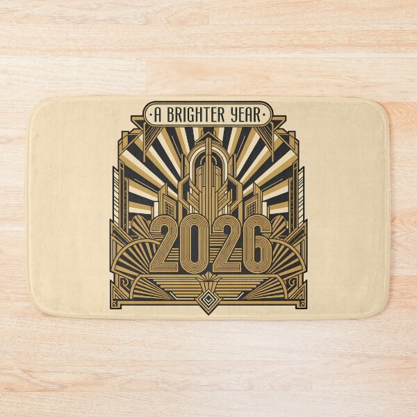 Item preview, A Brighter Year 2026 – New Year Art Deco City Celebration 2 designed and sold by InkoraLab.
