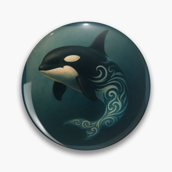 Item preview, Orca – Tidal Spirit Ocean Glow Markings Wildlife Art designed and sold by GeoWild Designs.