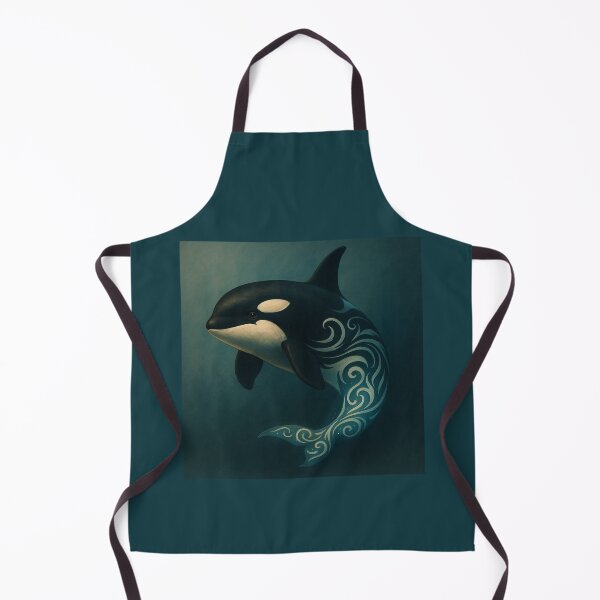 Item preview, Orca – Tidal Spirit Ocean Glow Markings Wildlife Art designed and sold by GeoWild Designs.