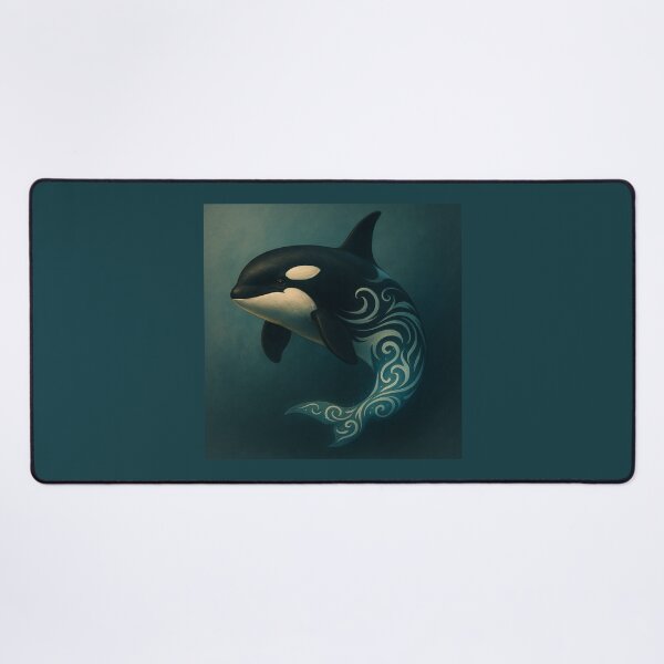 Item preview, Orca – Tidal Spirit Ocean Glow Markings Wildlife Art designed and sold by GeoWild Designs.