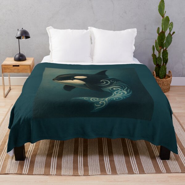 Item preview, Orca – Tidal Spirit Ocean Glow Markings Wildlife Art designed and sold by GeoWild Designs.