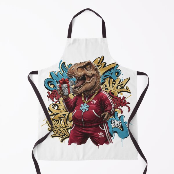 Item preview, Christmas Graffiti Dinosaur – Jingle Beats T-Rex designed and sold by MiszungART.