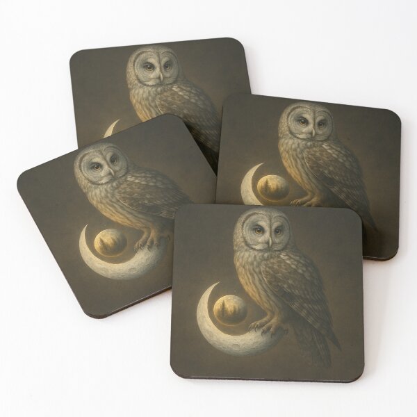 Item preview, Owl – Moonlit Guardian Forest Sphere Wildlife Art designed and sold by GeoWild Designs.