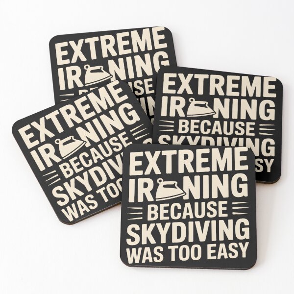 Item preview, Extreme Ironing Because Skydiving Was Easy designed and sold by InspireLab777.