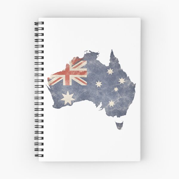 Item preview, Australia Map – Vintage Flag Map Design designed and sold by SVALANART.