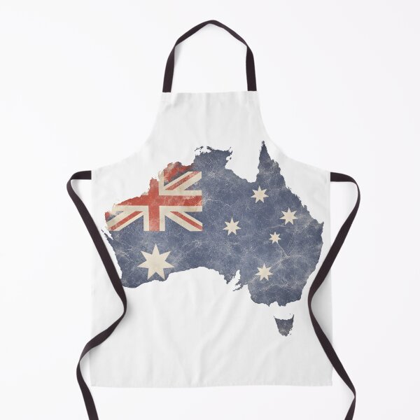 Item preview, Australia Map – Vintage Flag Map Design designed and sold by SVALANART.