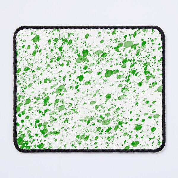 Item preview, Green Paint Splatter on White Background designed and sold by Goolsby-Designs.