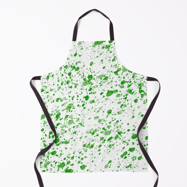 Item preview, Green Paint Splatter on White Background designed and sold by Goolsby-Designs.