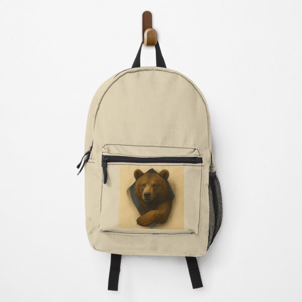 Item preview, Bear – Geometric Paws Breaking Through Wildlife Art designed and sold by GeoWild Designs.