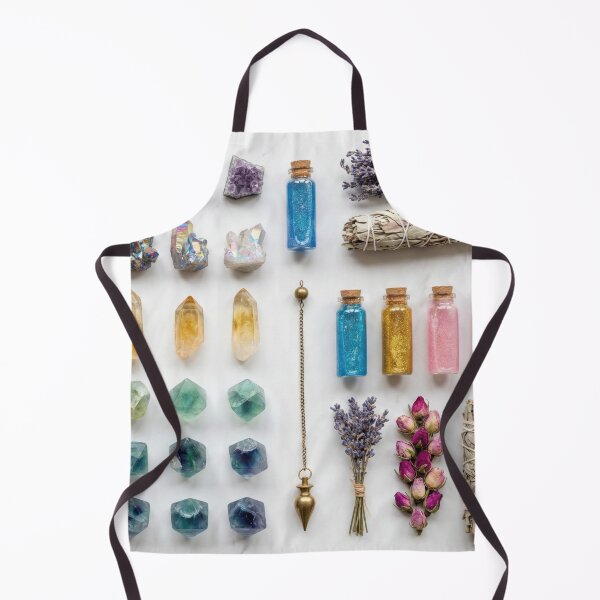 Item preview, Witchy Crystal Collection - Sage, Potions & Tarot Knolling designed and sold by SavinMercantile.