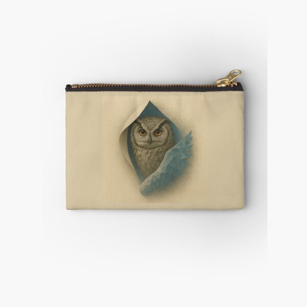 Item preview, Owl – Wisdom Through the Veil Geometric Ice Wing Wildlife Art designed and sold by GeoWild Designs.