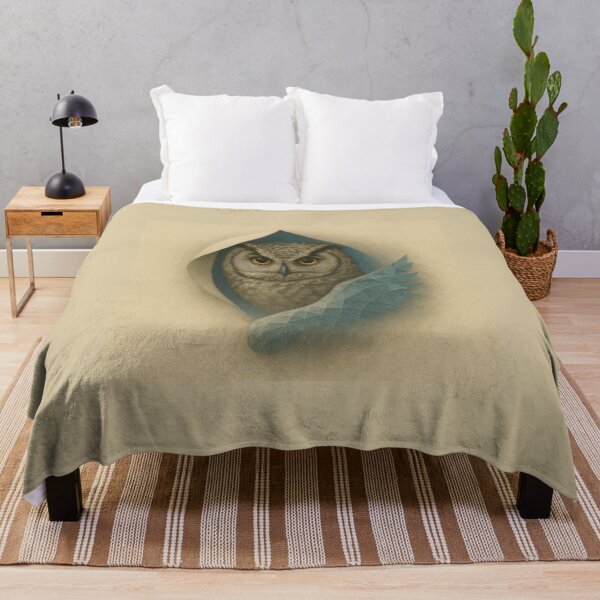 Item preview, Owl – Wisdom Through the Veil Geometric Ice Wing Wildlife Art designed and sold by GeoWild Designs.