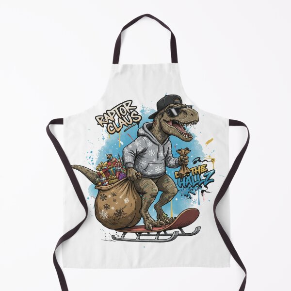 Item preview, Christmas DJ Dinosaur – Snow Beats Triceratops designed and sold by MiszungART.