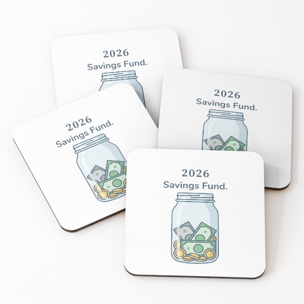 Item preview, 2026 Savings Fund - Financial Goals Mason Jar designed and sold by Everyday Epics.