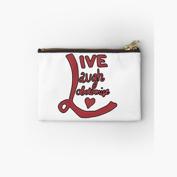 Item preview, Live, Laugh, Lobotomise Sticker Calligraphy designed and sold by feardeargcrafts.