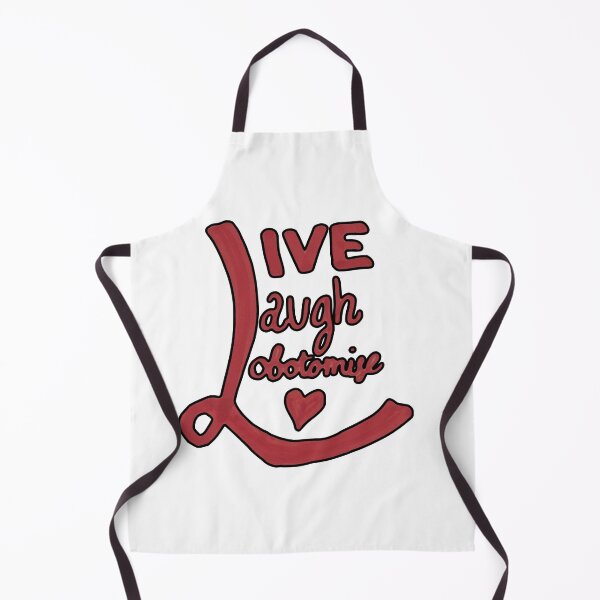 Item preview, Live, Laugh, Lobotomise Sticker Calligraphy designed and sold by feardeargcrafts.