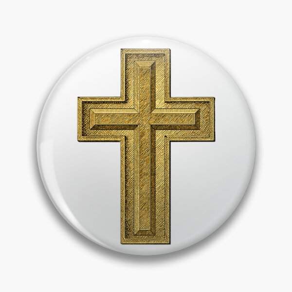 Item preview, Gold Cross Minimalist Christian Design designed and sold by Clothed in Scripture.