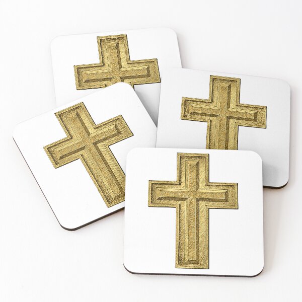 Item preview, Gold Cross Minimalist Christian Design designed and sold by Clothed in Scripture.