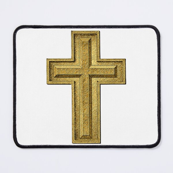 Item preview, Gold Cross Minimalist Christian Design designed and sold by Clothed in Scripture.